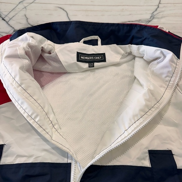 Members Only youth Boys' Lightweight Nautical Colorblock Jacket size 14/16 - Picture 5 of 7